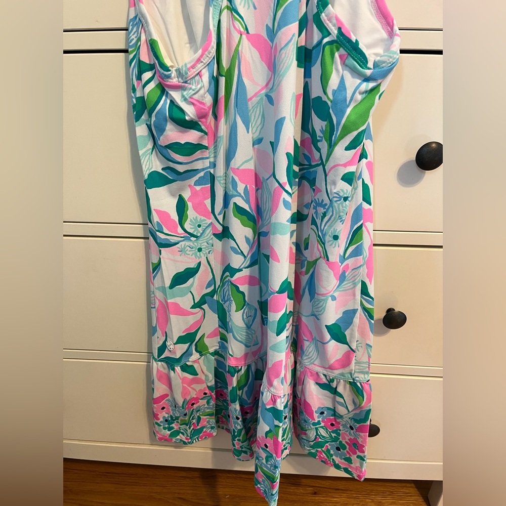 Lilly Pulitzer Luxletic Multicolor Floral Dress - Picture 6 of 8